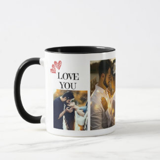 "Liebe Sie" valentinische Tag einfaches Paar Foto Tasse