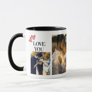 "Liebe Sie" valentinische Tag einfaches Paar Foto Tasse