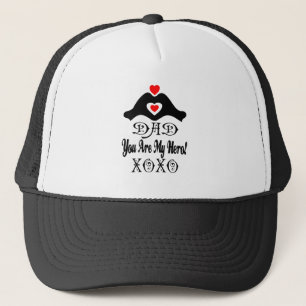 ↷ Liebe Sie Vater, mein Held XOXO Chic & stilvoll Truckerkappe