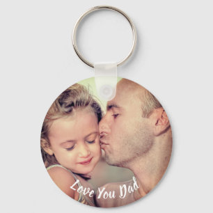 Liebe Sie Vater Personalisierten Foto Schlüsselanhänger