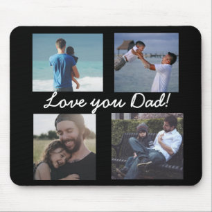 Liebe Sie Vater, Personalisiertes Foto Maus-Pad Mousepad