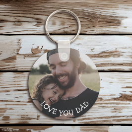 Liebe Sie Vater, Personalisiertes Foto Schlüsselke Schlüsselanhänger