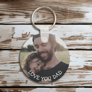 Liebe Sie Vater, Personalisiertes Foto Schlüsselke Schlüsselanhänger