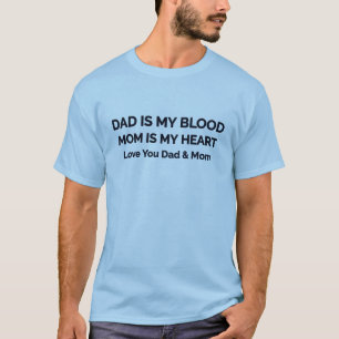 Liebe Sie Vater und Mama T-Shirt
