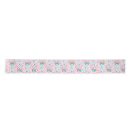 Liebe Sie viel Mummy baby pink & blue theme Satinband