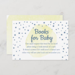 Liebe Sie zu den gelben Büchern des Mondes für Bab Begleitkarte