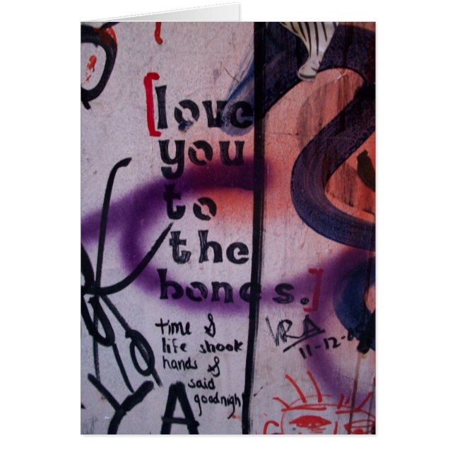 Liebe Sie zu den Knochen (Vorne)