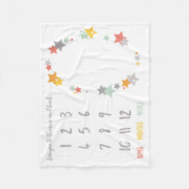 Liebe Sie zum Mond u. hinteren zur Fleecedecke