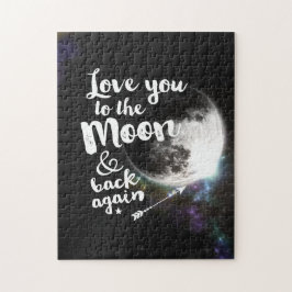 Liebe Sie zum Mond u. zur Rückseite wieder • Puzzle