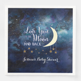 Liebe Sie zum Mond und zurück Napkins Serviette