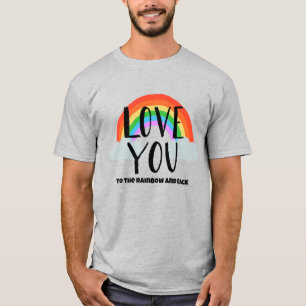 Liebe Sie zum Regenbogen und zurück T-Shirt
