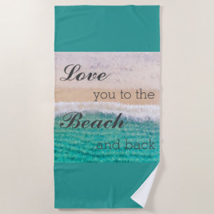 Liebe Sie zum Strand u. hinteren zum Badetuch