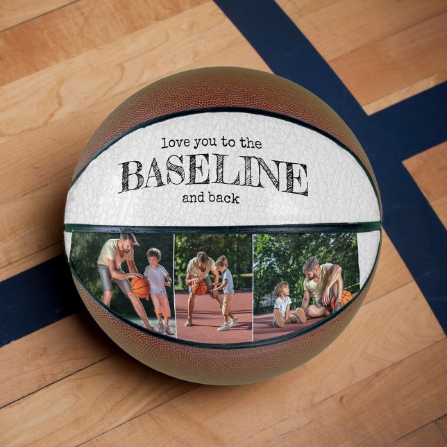 Liebe Sie zur Baseline und zurück - 3 Foto Weiß Basketball (Von Creator hochgeladen)