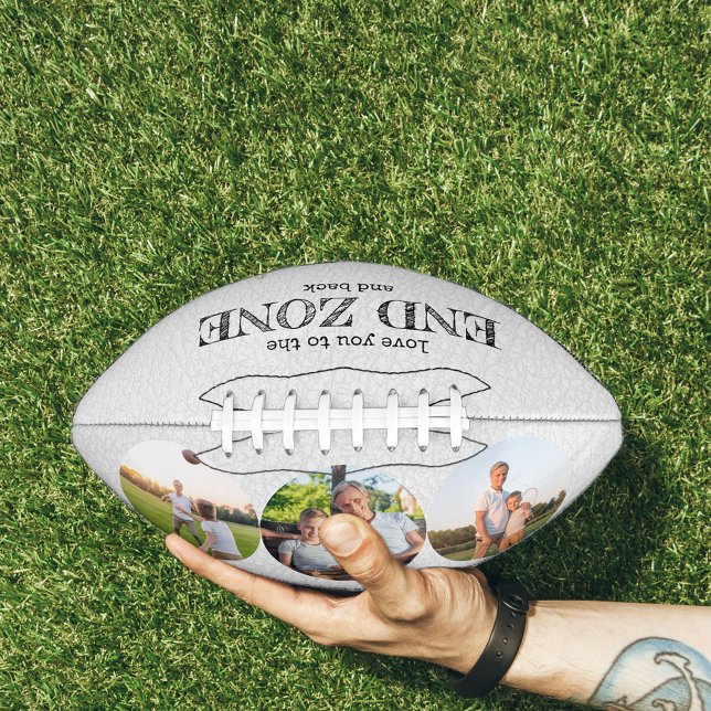 Liebe Sie zur Endzone und zurück 3 Foto Weiß Football (Von Creator hochgeladen)