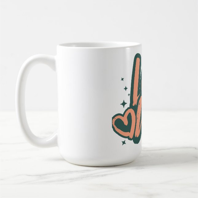 Liebe Siegt Fleece-Decke Kaffeetasse (Links)