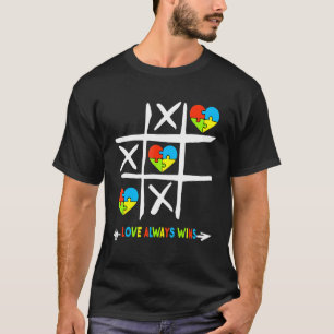 Liebe siegt immer Autismus-Bewusstsein T-Shirt