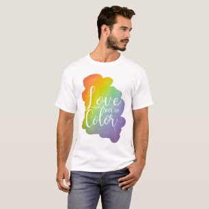 Liebe sieht keinen farbigen Inspirationsquellen-Re T-Shirt