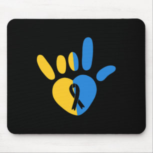 Liebe Signieren Non-verbal Down Syndrome Awareness Mousepad