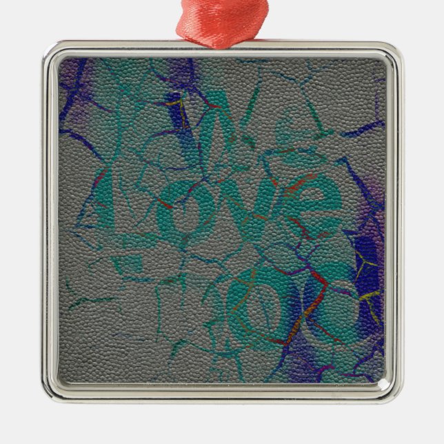 Liebe Silbernes Ornament (Vorne)