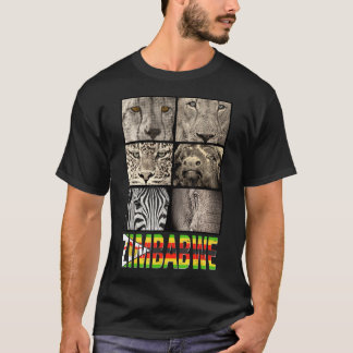 Liebe Simbabwe Liebe Wildtiere in Simbabwe T-Shirt