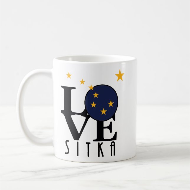 LIEBE Sitka Alaska 11oz Kaffeetasse (Links)