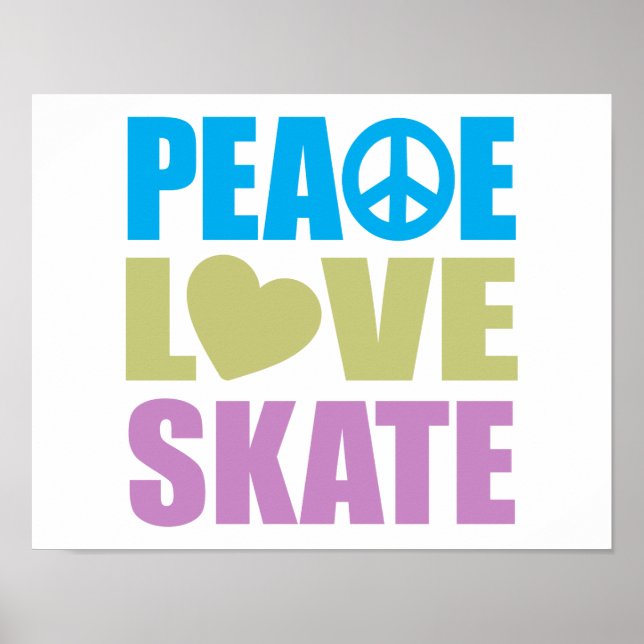 Liebe Skate Poster (Vorne)