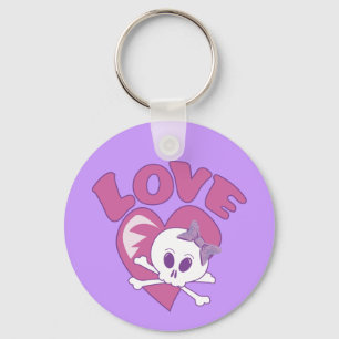 Liebe Skull Schlüsselanhänger