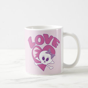 Liebe Skull Tasse