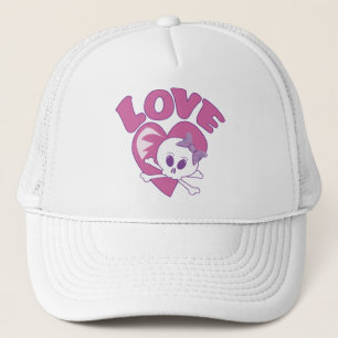 Liebe Skull Truckerkappe