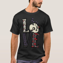 LIEBE Skulls & Mushrooms T - Shirt