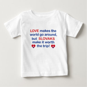 Liebe Slowaken Baby T-shirt
