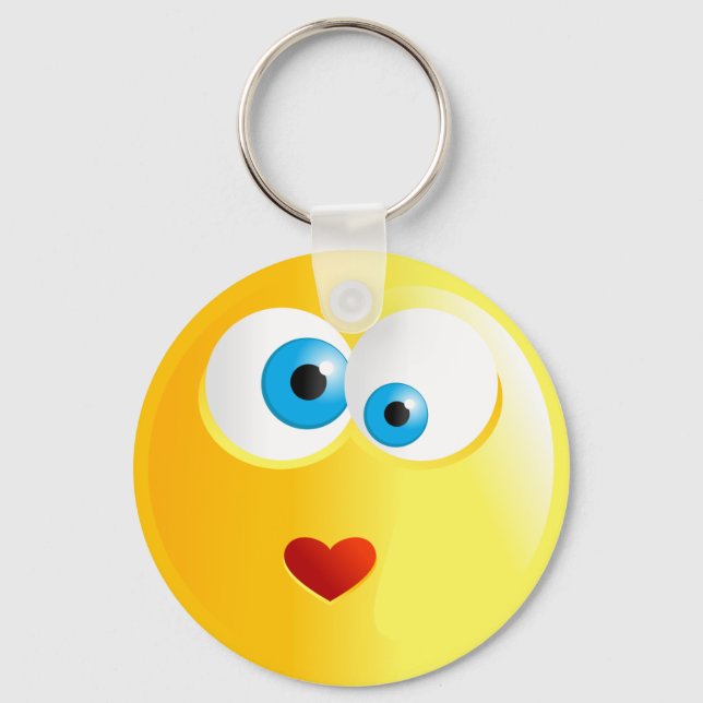Liebe Smilie Schlüsselanhänger (Vorderseite)