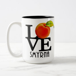 LIEBE Smyrna Georgia 15 oz Zweifarbige Tasse