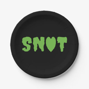Liebe SNOT Pappteller