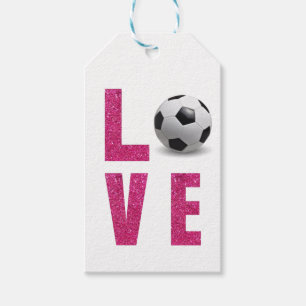 Liebe Soccer Geschenkanhänger