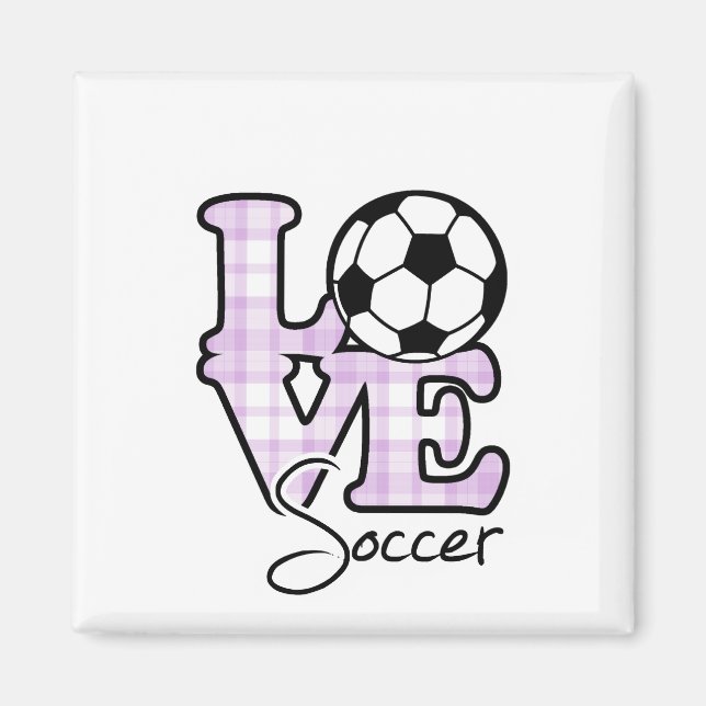 Liebe Soccer Magnet (Vorne)