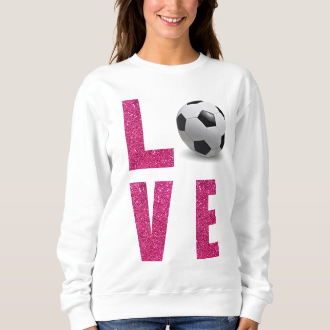 Liebe Soccer Sweatshirt (Vorderseite)
