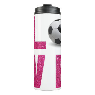 Liebe Soccer Thermosbecher