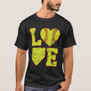 Liebe Softball für T-Shirt