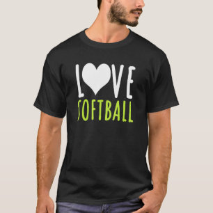 Liebe Softball Player Coach Sport Softball Basketb T-Shirt