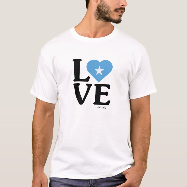 Liebe Somalia T-Shirt (Vorderseite)