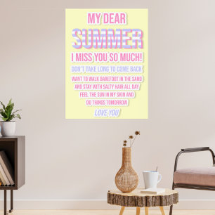 Liebe Sommer Poster