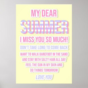 Liebe Sommer Poster