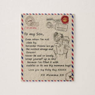 Liebe Son   Brief an meine Tochter Liebe You Baby  Puzzle