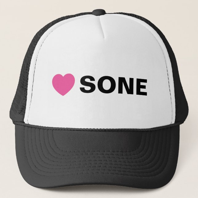 Liebe Sone Hut Truckerkappe (Vorderseite)