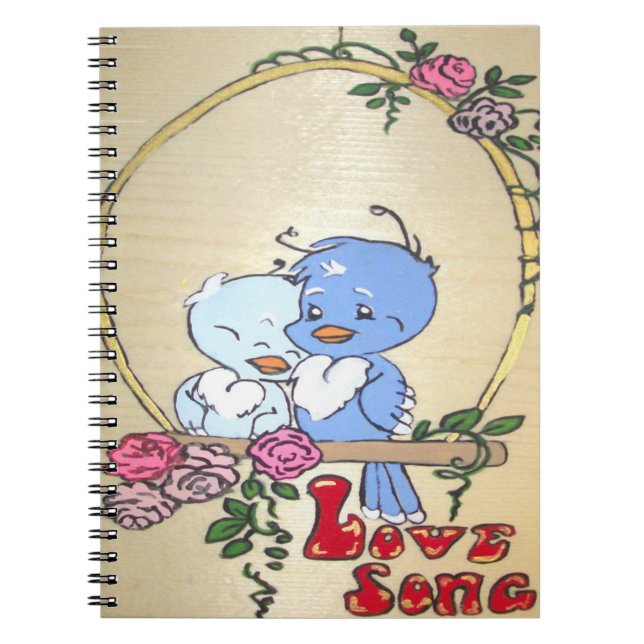 Liebe Song-Notebook Notizblock (Vorderseite)