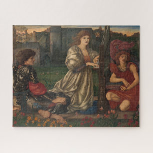 "Liebe Song" von Edward Burne-Jones Puzzle
