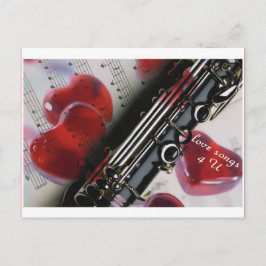 Liebe Songs 4 U Postkarte