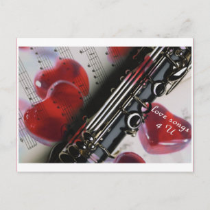 Liebe Songs 4 U Postkarte
