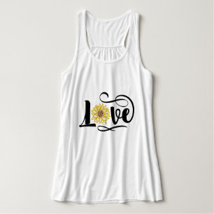 Liebe Sonnenblume Tank Top